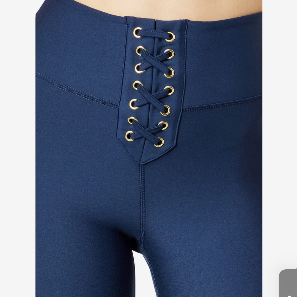 NWT WeWoreWhat Lace-Up Legging - Dress Blue - XS - Picture 3 of 7